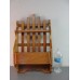 MISSION OAK STYLE SOLID WOOD WALL HANGING HUNG CURIO DISPLAY SHELF DRAWER VINTAG   401581882394