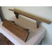 Handcrafted Set of Oak Wall Shelves (22" & 32")   321270225878