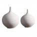 8inch White Solid Ceramic Floor Vase Flower Vase for Party, Wedding, Home, Spa   392012179337