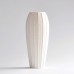 Modern Streamline Ceramic Vase White Porcelain Flower Vase Home Desktop Decor   182535712429