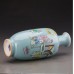 CH0338 Chinese famille rose mother and child games Porcelain vase Qianlong mark 702310111239  253812133834