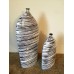 Badash Zebra Oval Vase Set of 2 - Ceramic home decor   300918339069