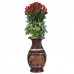 Wooden Flower Pot Handcrafted Antique Flower Vase Different Designs Choose Yours   332738442442