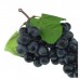 85Pcs Lifelike Artificial Big Black Purple Grapes Cluster Faux Fake Fruit C F4K1 192090317356  173345009945