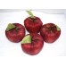 4- Primitive Country Fabric Apples In An Apple Basket    382534097875