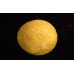 Vintage Italian Alabaster Stone Fruit Lemon - 3⅜" Long, 2⅜" Diameter - ¾ Pound   323266733558