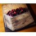 CHERRIES Country Kitchen Farm Sign Framed Canvas Cherry Fruit Crate Home Decor   351662891197