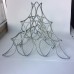 Vintage Wire PYRAMID Centerpiece Display for Fruit or Round Items 11" x 11"   153121326814