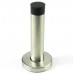 Cylinder Door Stop Stopper 90mm Contract Projection Stainless Steel Wall Mounted   252132847885