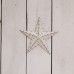 White Washed Rustic Metal Amish Barn Star Shabby Hanging Wall Wedding Decoration   112945210555