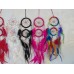 Set of 3 assorted 6cm double ring mini dream catchers - pick your colours   263493725740