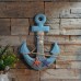 Wooden Wall Door Hanging Anchors Nautical Anchor Sign Bathroom Decorative Crafts   263466718608