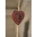 2 x Hearts Red Rustic Hanging Home Decor Hanger Homewares Gift 45cms BRAND NEW   182710900711