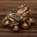 Small Jin Chan Chu Oriental Money Toad Wealth Frog Home Decor Craft   391975820494