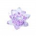 Buddhist Lotus Flower Crystal Tealight Candle Holders Candlestick Artwork Craft   332509723576