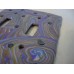 TERRA SWIRLS Handmade Polymer Clay DOUBLE LIGHT SWITCH PLATE   312134724807
