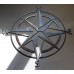 Nautical COMPASS ROSE  WALL ART DECOR 48"  Silver Version   152645176274