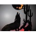 Coyote Howling at the Moon/Arizona Sunset Piece by HGMW   163129040906
