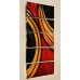 Contemporary Abstract Red Metal Wall Art Decor Sculpture - Solaris by Jon Allen 853526002856  351206325322