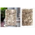 Relief Panel Wall &apos;Life of the Elephants&apos; Sculpture Hand Carved Wood NOVICA Bali   362414269040