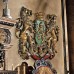 Royal Blazon Lion Mythological Beasts Coat of Arms Shield Wall Sculpture   400705506333