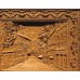 Wood carving Wall Plaque  13" x 11-1/8" x 7/8"Thick. (Sycamore) 692193946861  151389812092