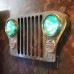 Jeep wall art multi LED light real headlights & backlit garage man cave mantique   202173977374