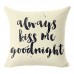 18&apos;&apos; Funny Intersting Letters Linen Pillow Case Standard Pillow Cover Home Decor   162666975619