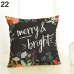 Merry Christmas Pillow Case Bed Waist Cushion Cover Cafe Home Decor Gift Pretty   312005704176