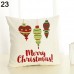 Merry Christmas Pillow Case Bed Waist Cushion Cover Cafe Home Decor Gift Pretty   312005704176