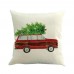 Christmas Throw Waist Pillow Case Cotton Linen Cushion Cover Sofa Car Home Decor   352205349525