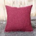 Plain Solid Throw Home Deco Pillow Case Bed Sofa Waist Cushion Cover Multicolor   112852649995