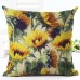Floral Green Plant leaves Pillow Case Cotton Linen Cushion Cover Home Decor 18"   322439285848