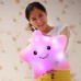 Smile Star LED Luminous Colorful Light Pillow Cushion Bolster Plush Cotton Gift   332764427547