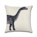 1x Cartoon Elephant Dinosaur Whale Linen Sofa Cushion Pillowcase Home Sofa Decor   202403675036