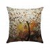 oil printing  plife tree  cotton linen pillow case  cushion cover Home Decor   282919900006