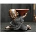 4pcs tea pet creative ornament statue monk kungfu boy figurine handmade tea play   362075022997