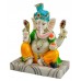 God Ganesha Resin Idol Sculpture Statue Top Quality Marble Polish Size 6.5 Inch   282875811016
