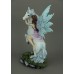 Purple Fairy On Rearing White Unicorn Statue   362414427747