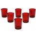 48 Red Glass Tealight Candle Holders Wedding Party Birthday Anniversary Event   260856011266