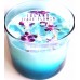 Bath and Body Works Island Tiare Flower 3 Wick Candle 14.5 oz Gradient Turquoise   332764261832