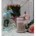 ~ Vintage Shabby Chic ~ Painted Decor Decoupage Mason Jar, French Label ~   273375715102