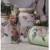 A set of 3 Vintage Shabby Chic Painted Decor Decoupage Tin Cans/Mason Jar w/Lid   273403408989