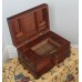 Antique Victorian Colonial Campaign Teak Writing Jewellery Sewing Box c.1870   132519176674
