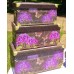 Tri-Coastal Set of 3 Floral Keepsake Nested Decorative Storage Trunks Artistique   153012666797