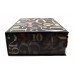 Punch Studio Flap Rectangle Flip Top Nesting Box Vintage Numbers 42750 Medium 802126427507  292646519130