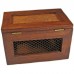 Decorative Wood Trinket Box With Metal Screen   223085521833