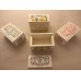 Wooden Tea Box Empty Set of 4 Mlsena Ceylon w/ Sliding Wood Lid & Storage Chest   113109348903