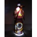 Handmade Decorated Sports Bottle Redskins w/ USB Rechargeable Cork light   183334938429
