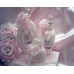 Shabby Victorian Chic Vanity Bottle~PINK w/ ROSE DESIGN~Rhinestones~Jewels~OOAK   302844739017